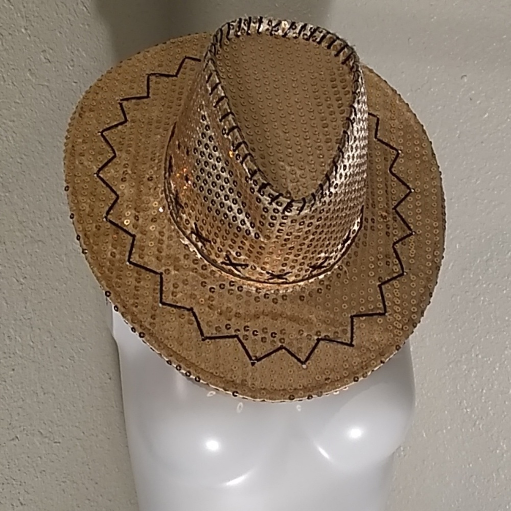 Gold hat